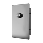 Gentec TFTLF1015 Lead Free DZR Brass In-Wall Single Temperature Timed Flow 15mm Male Outlet Shower Set w/ Recess Stainless Steel Enclosure