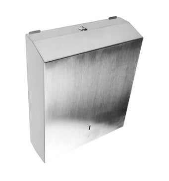Paper Towel Dispenser with Viewing Window in Stainless Steel