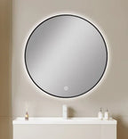 Round Framed LED Mirror with Demister - Frame