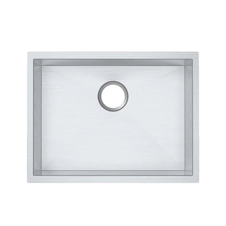 Single Bowl Drop in/Undermount Kitchen Sink 600x450mm - Various Colours