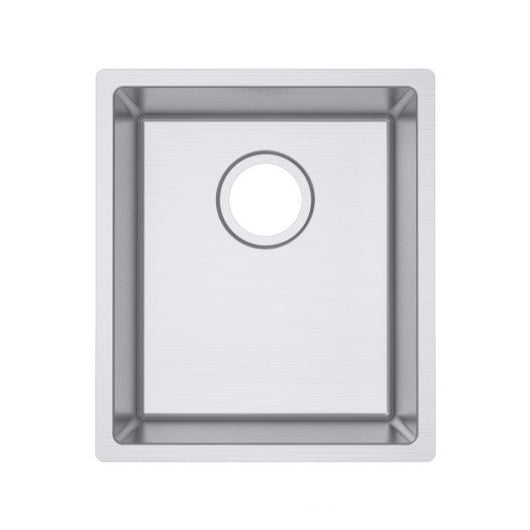 Single Bowl Drop in/Undermount Butler / Laundry Sink 380x440mm - Chrome