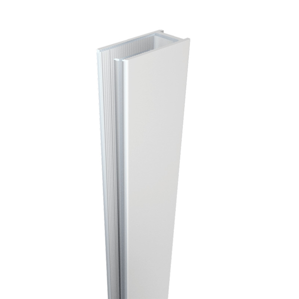 10mm Wall Channel (2100mm high) - Matt White