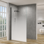 SS51 1000mm Fade Frosted Walk-In Shower Screen – 2000mm High, 8mm Glass – Floor Display Clearance