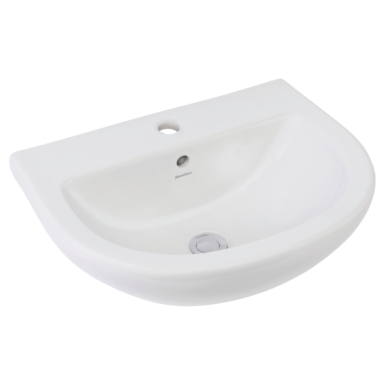 Access Wall Hung Ceramic Basin AS1428.1 Compliant 545x435mm - Gloss White