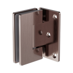 10mm Shower Screen Door Hinge (Wall to Glass) - Brushed Bronze