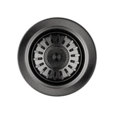 Granite Black Double Bowls with Drainer Topmount Kitchen Sink 1180x500mm