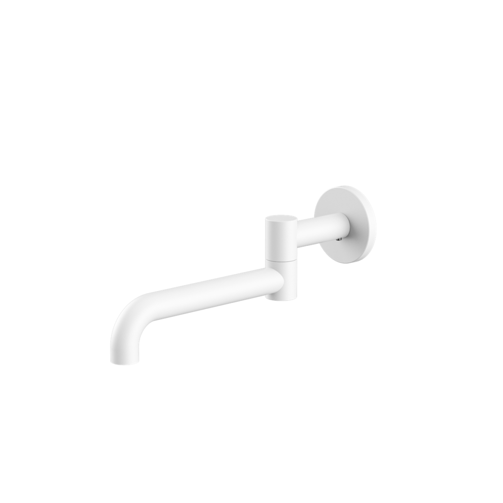 Nero Mecca Round Bath Wall Swivel Spout - Various Colours